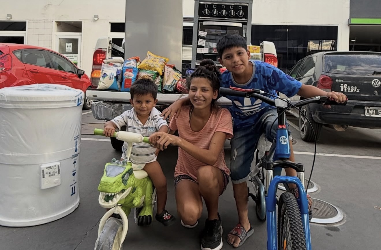 Tras la viralización de su caso, Jorgito Díaz ayudó todavía más a la joven madre tucumana Maia