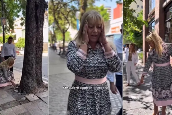 “La gente se puede caer”: el video de Rossana Chahla por las veredas que se volvió viral
