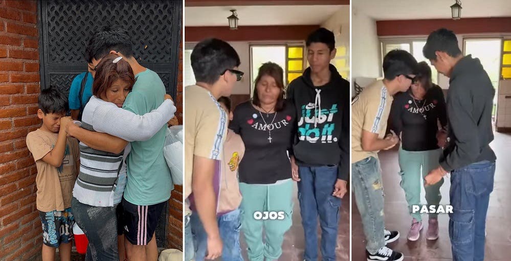 Jorgito Diaz lo hizo de nuevo: le compró una casa a Laura, una mujer que vendía sahumerios