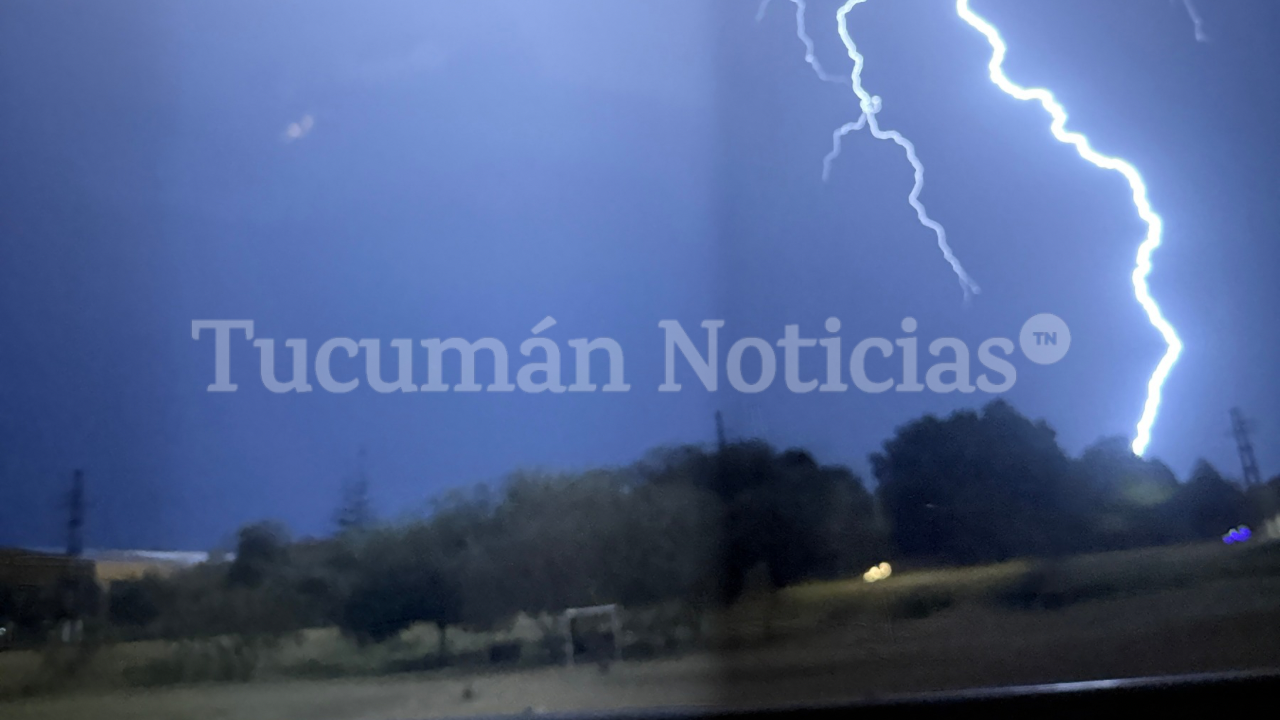 Tucumán en alerta amarilla por fuertes tormentas