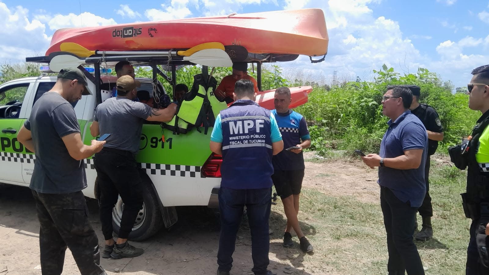 Hallaron el cuerpo de un hombre a metros del cauce del río Salí