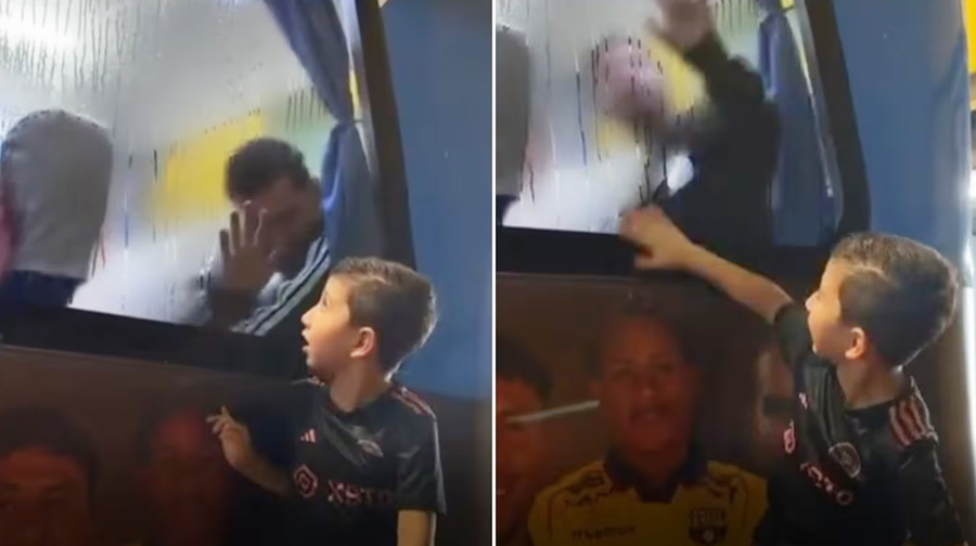 El gesto de Lionel Messi con el hijo de un jugador rival que recorrió el mundo: video