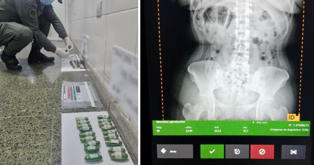 Tres bolivianas fueron detenidas en Trancas y evacuaron más de dos kilos de cocaína fraccionada en cápsulas