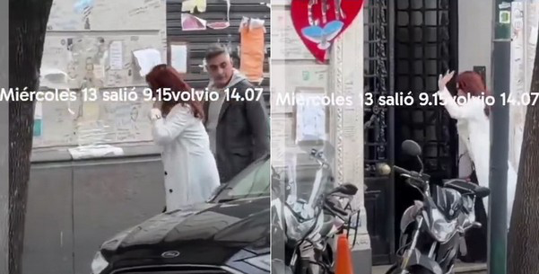 Polémica por un video de Cristina Kirchner en la calle: había salido a una consulta médica autorizada